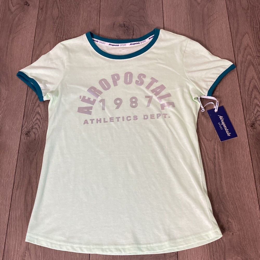 Aeropostale Sport Athletic Womens T-shirt Size S Green NWT